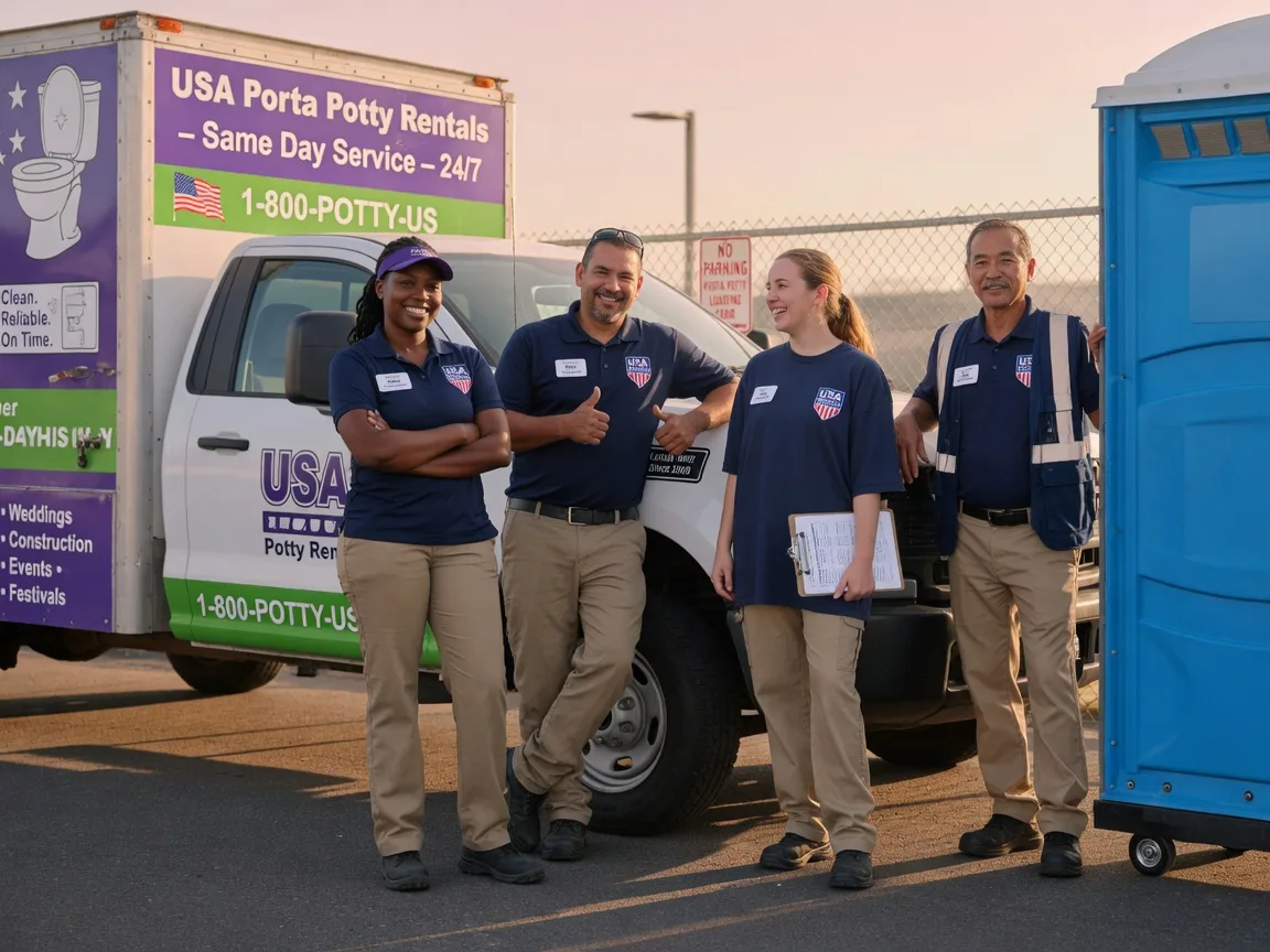 Porta Potty Rental company in Leesburg, NJ